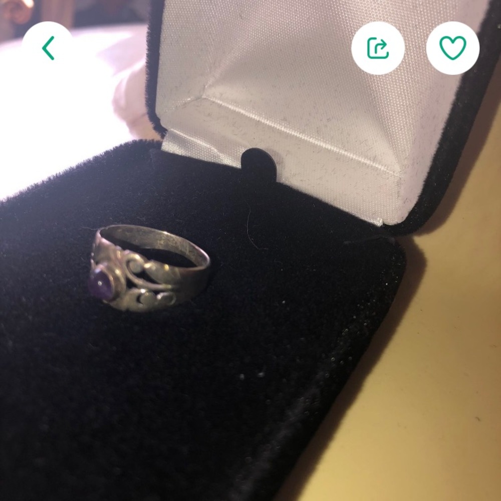 Sterling Silver Ring Size Small - image 3